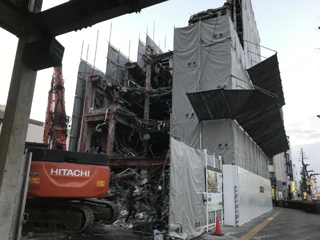 岐阜市金町8丁目 解体施工写真
